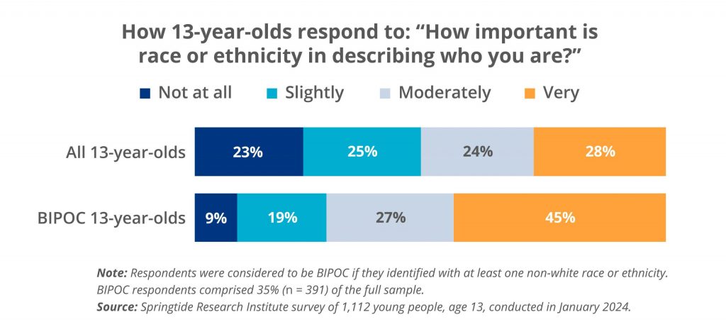 How important is race or ethnicity in describing who you are