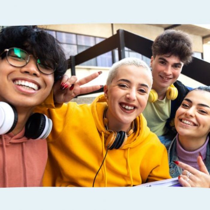 For the youngest teens, their most important identity marker is age